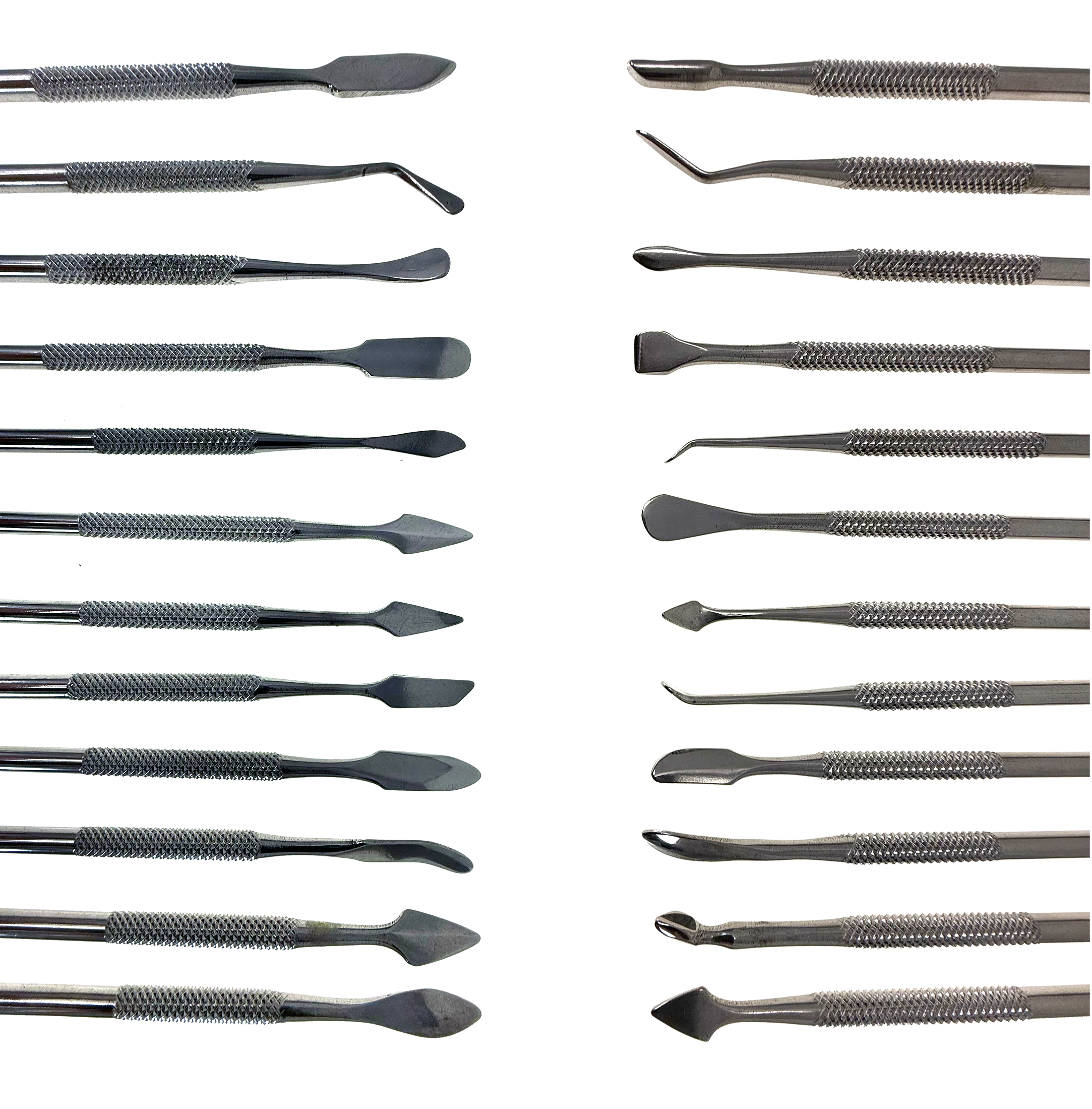 Double headed stainless steel modelling tools - Set of 12