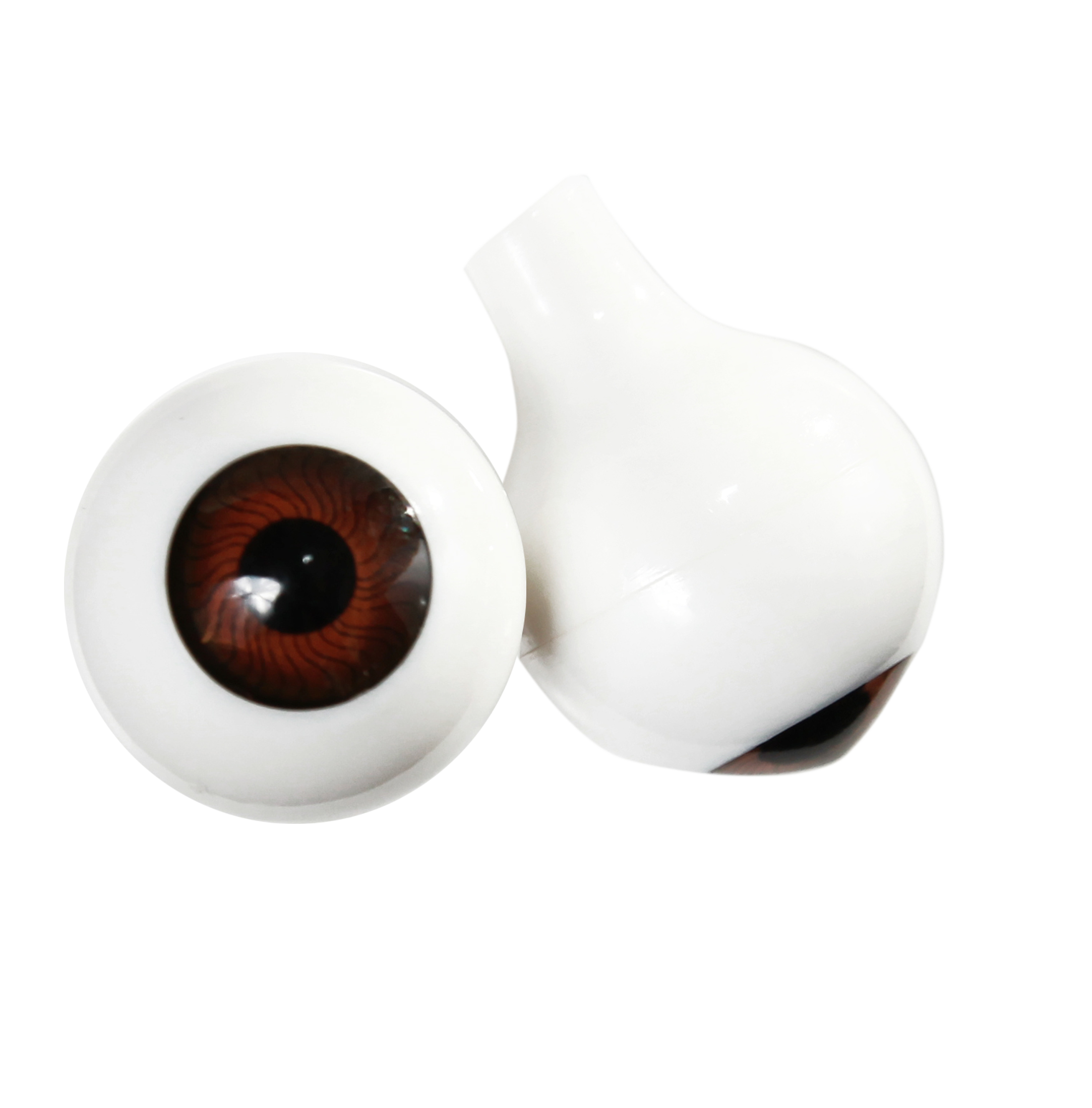 Pair of 12mm Brown Acrylic Eyes