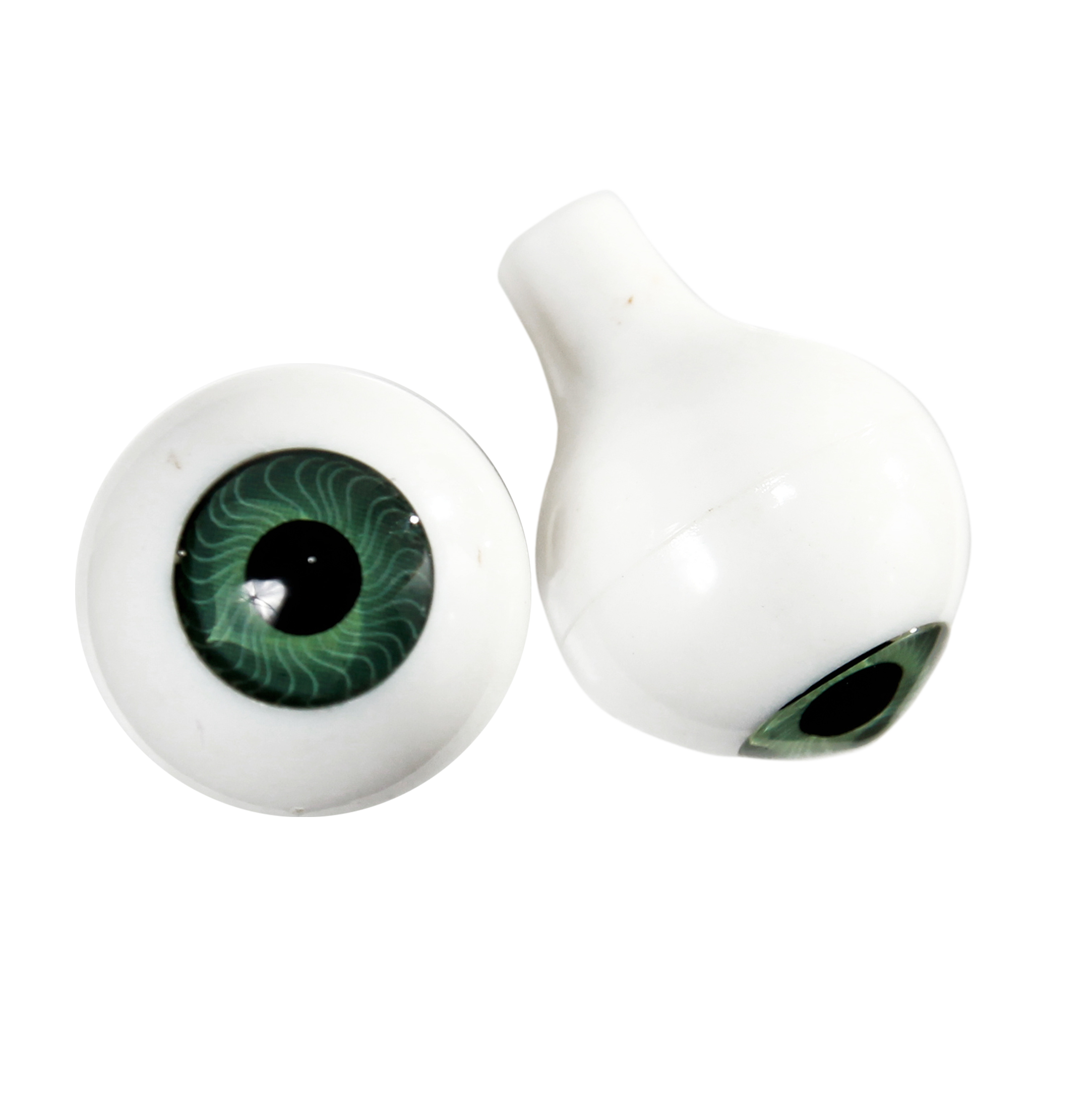 Pair of 12mm Green Acrylic Eyes