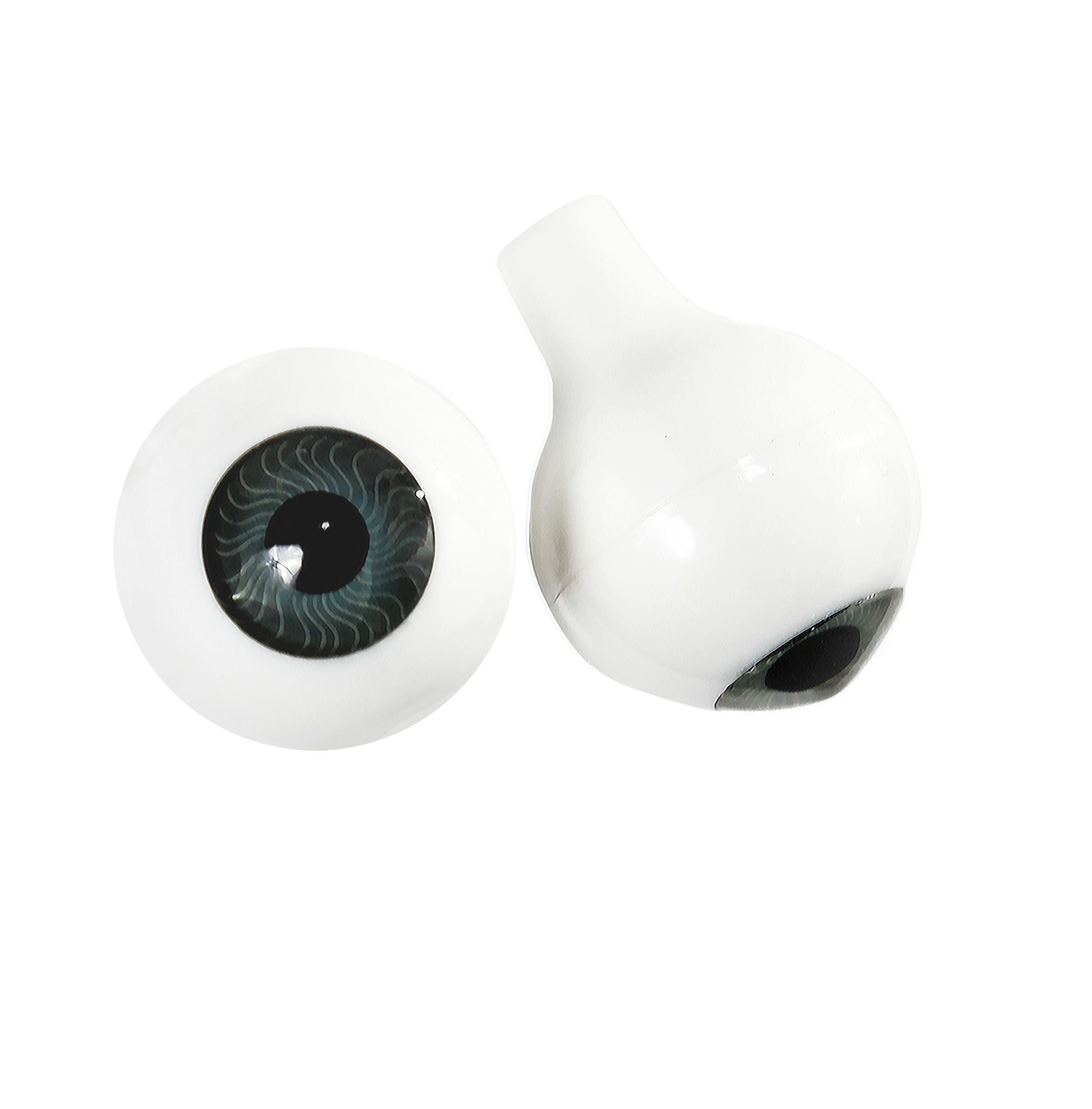 14mm Grey Acrylic Eyes Pair
