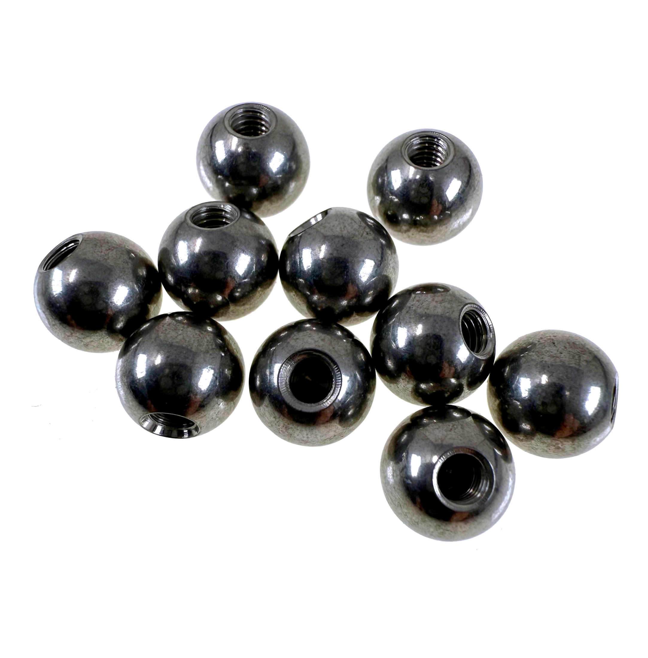 Pack of 10, 8mm M3 Threaded Balls and socket motion ball and socket joint armatures