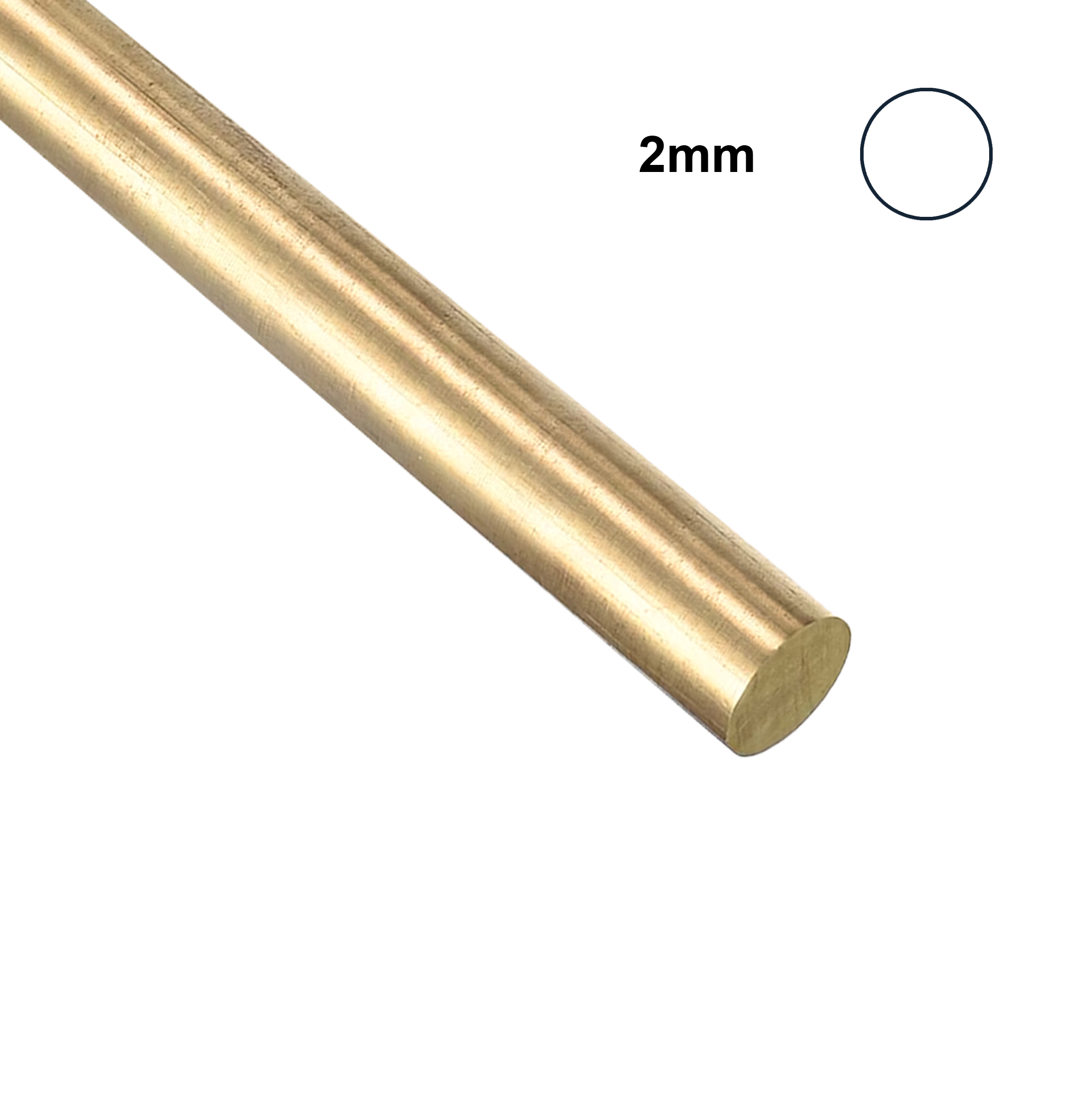 2mm Brass Rod