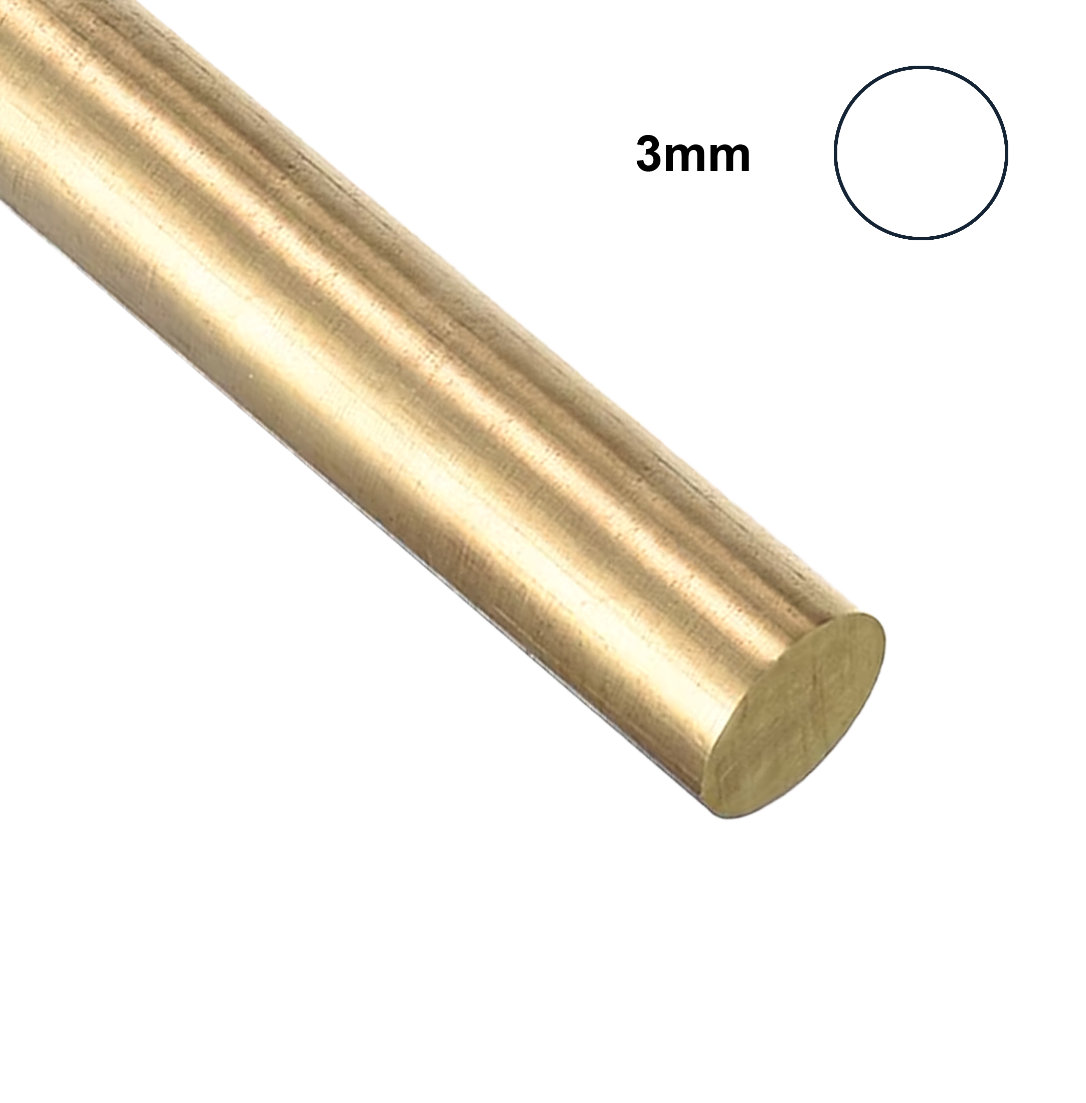 3mm Brass Rod
