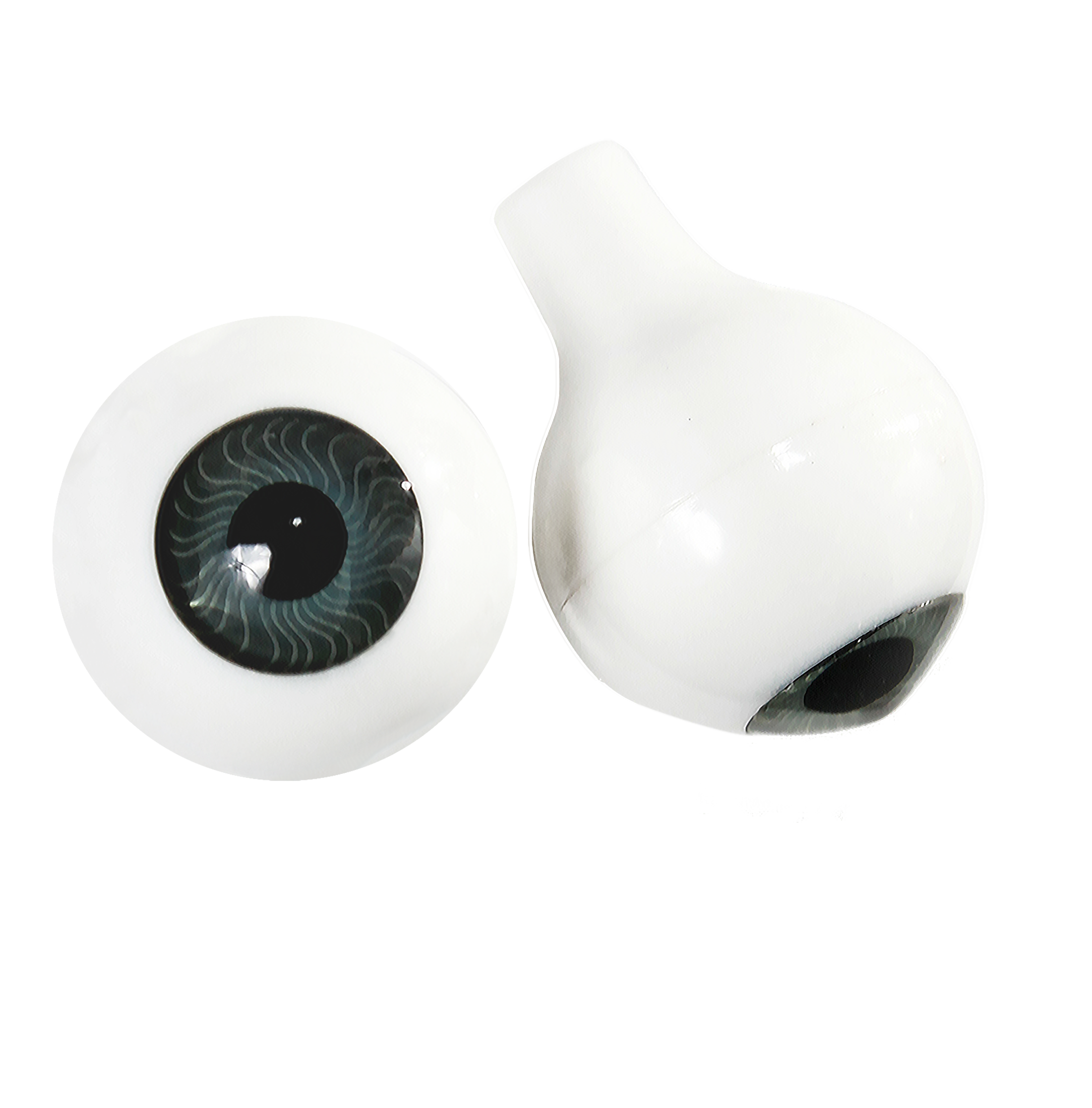 Pair of Grey Acrylic Eyes