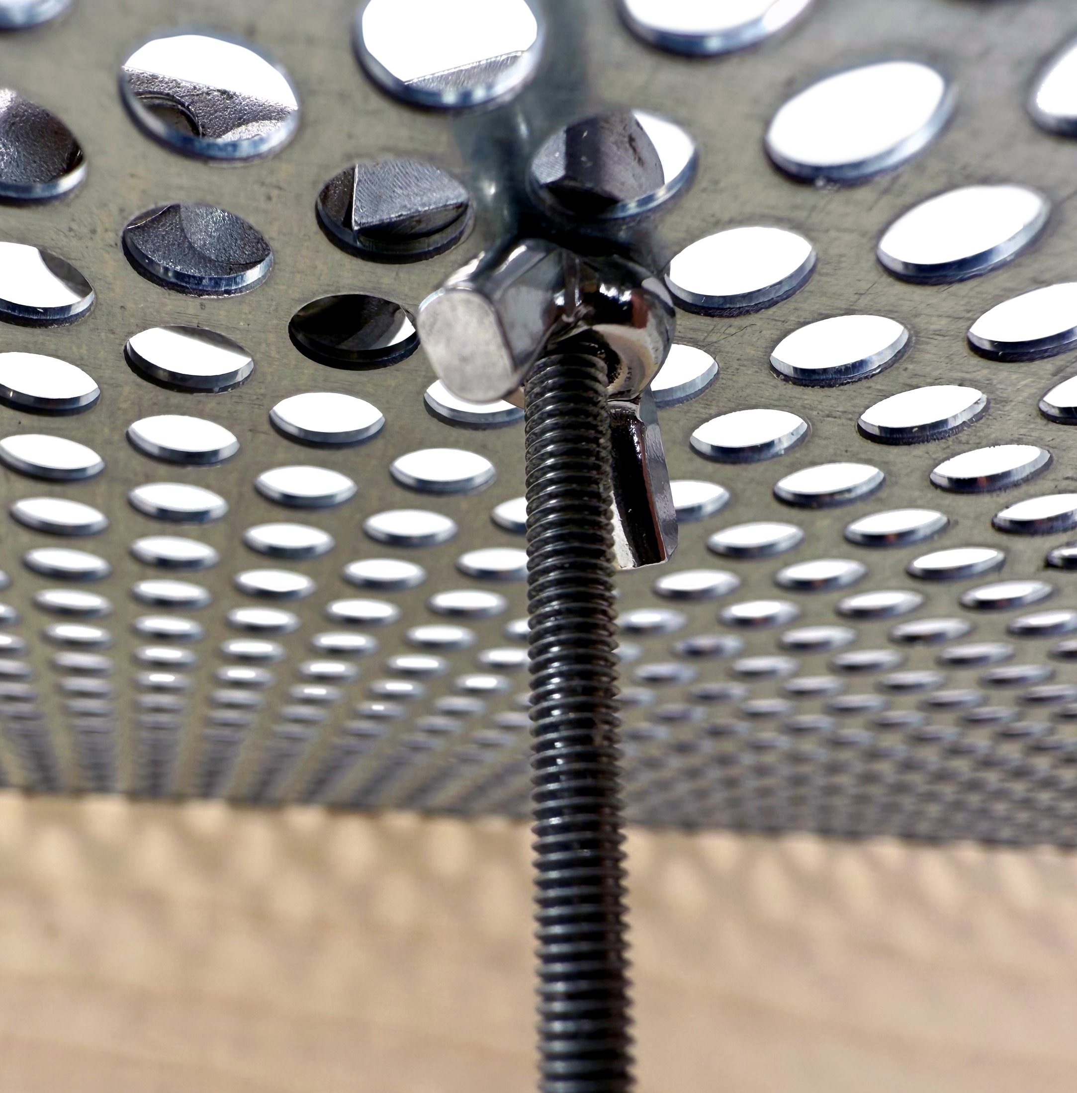 Threaded Stop Motion Tie-Down for securing Puppets and Characters.