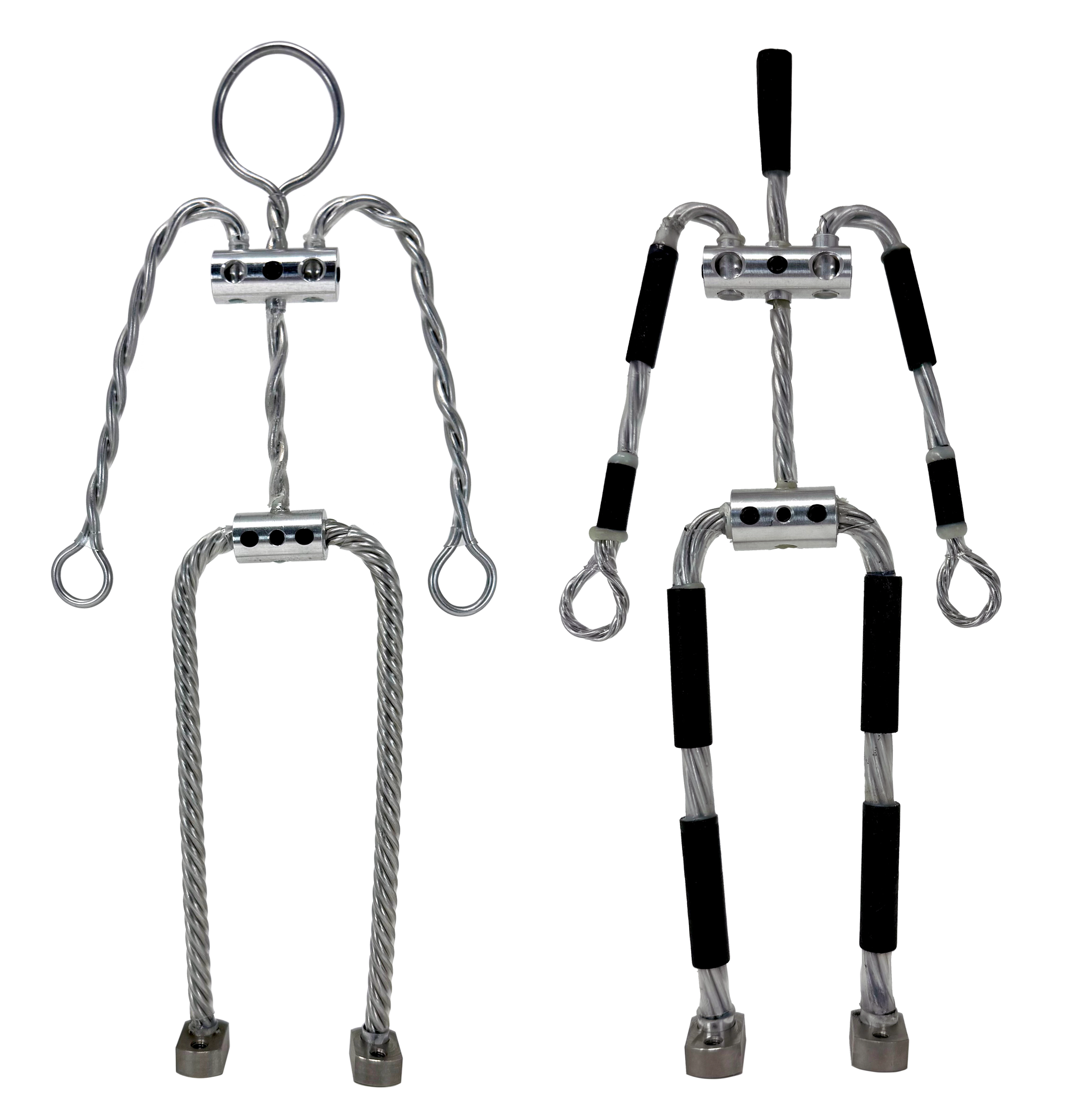 Side-by-side comparison of the Animation Supplies ready-made Aluminium Wire Armatures.