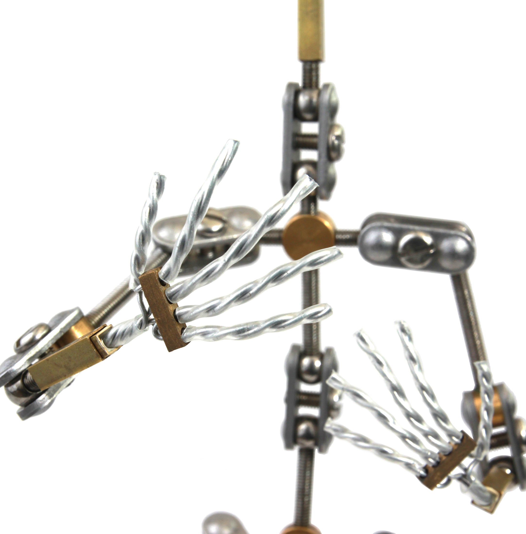 The replaceable wire hands on the Animation Supplies Standard Stop Motion Armature Kit.