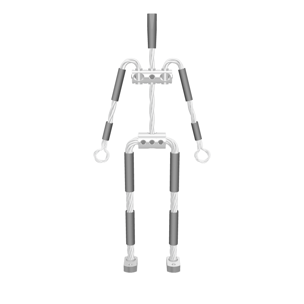 3D Model of the Animation Supplies AliExtra ready-made Armature.