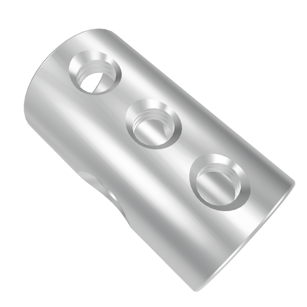 Aluminium Armature Hip Block 3D Model