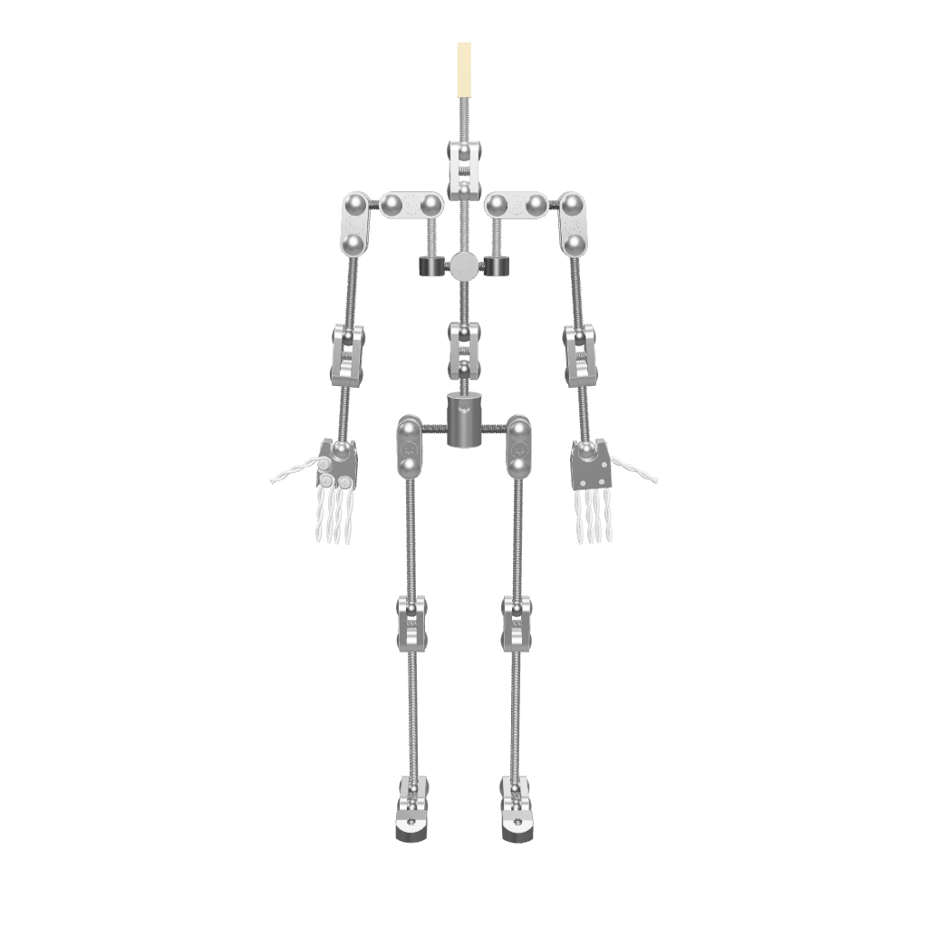 Stop Motion Animation Armature 3D Model of the Animation Supplies ProPlus Kit.
