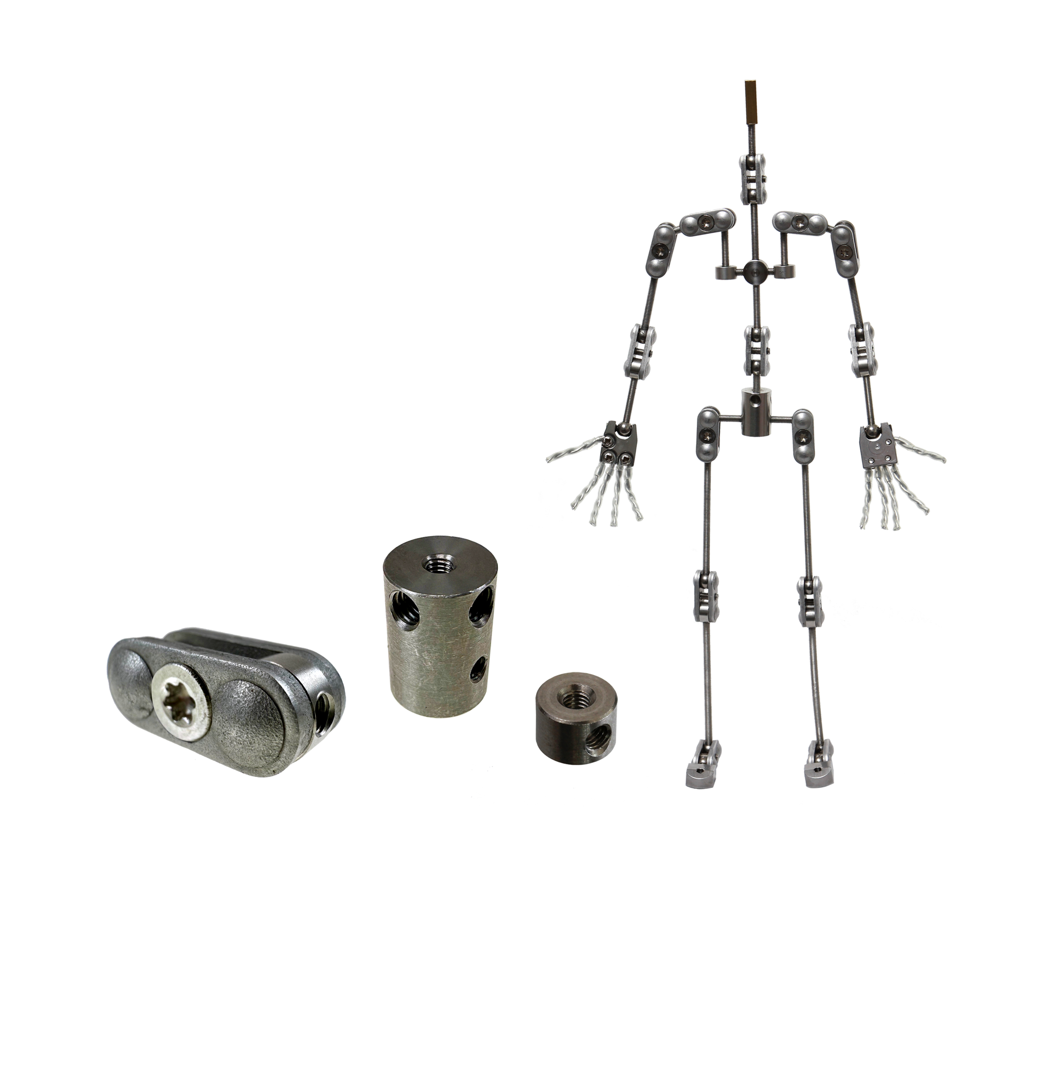 Stop Motion Ball & Socket Armature Components