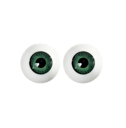 12mm Green Acrylic Eyes