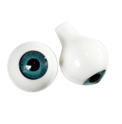 Pair of 12mm Blue Acrylic Eyes.