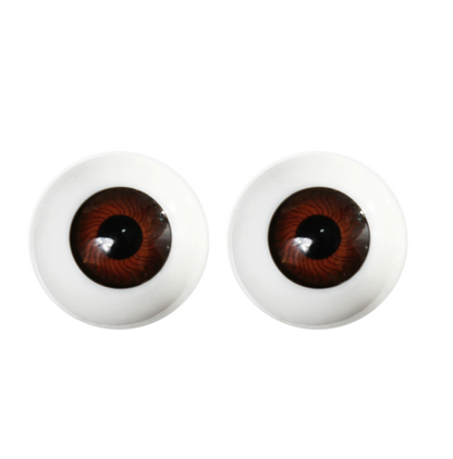 12mm Brown Acrylic Eyes
