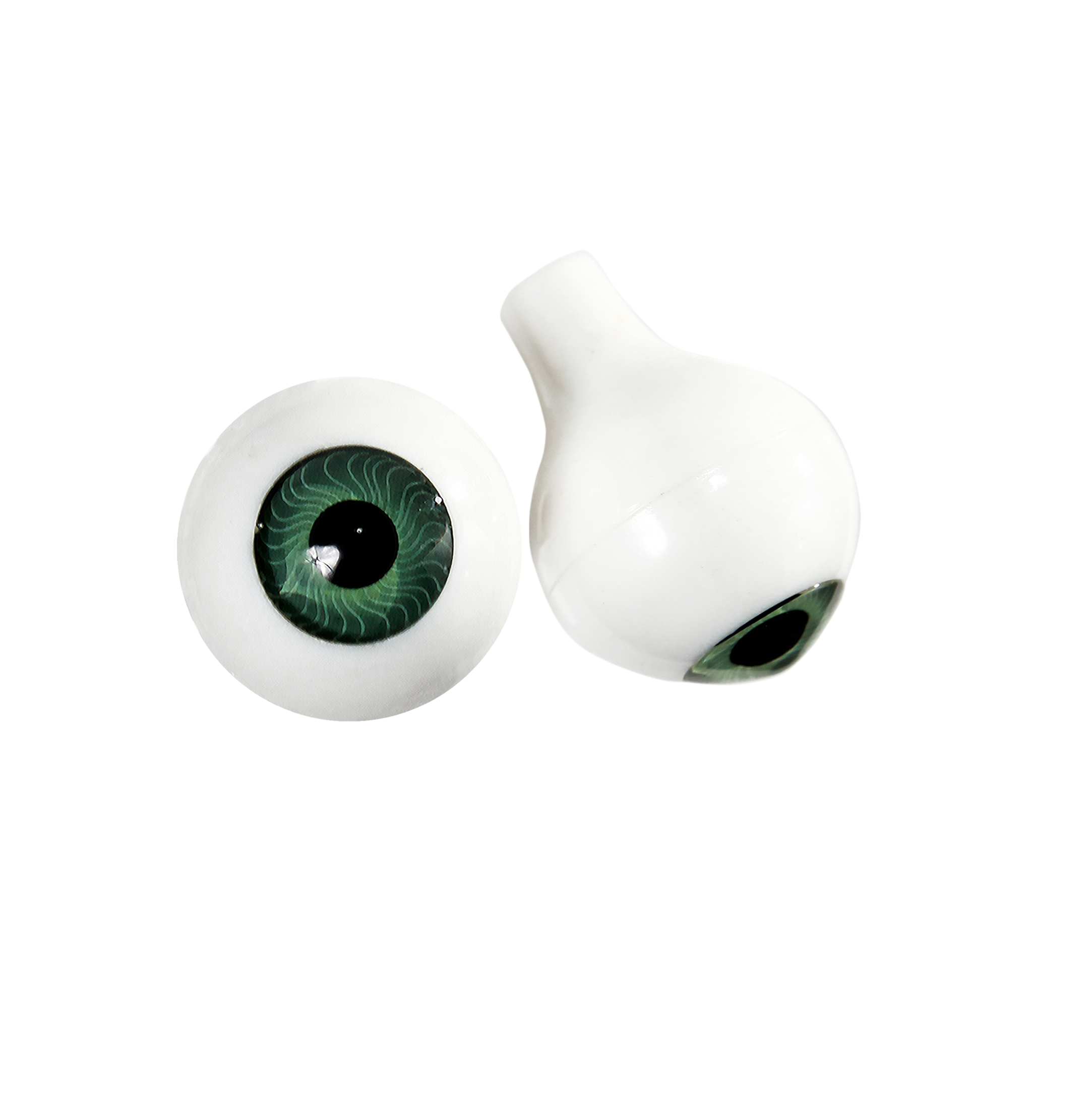 12mm Green Acrylic Eyes Pair