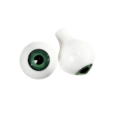 12mm Green Acrylic Eyes Pair