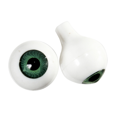 Pair of 12mm Green Acrylic Eyes