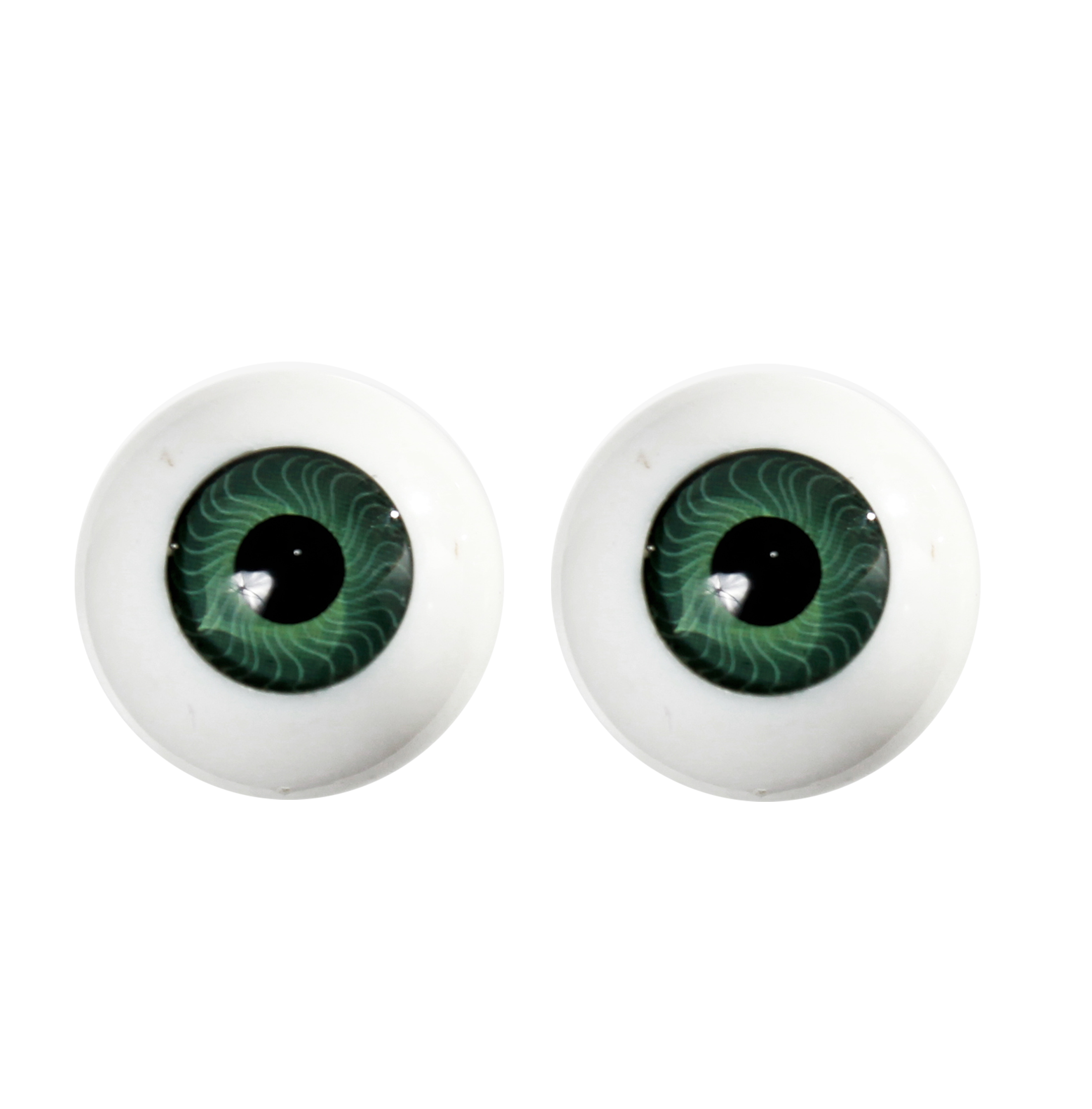 12mm Green Acrylic Eye for Stop Motion Animation.