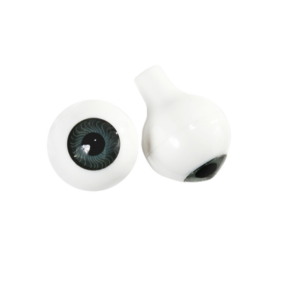 12mm Grey Acrylic Eyes Pair