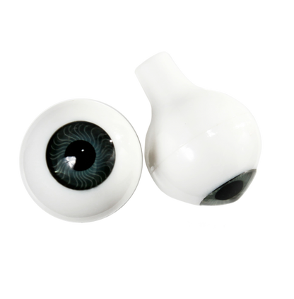 12mm stop motion eyes in grey.