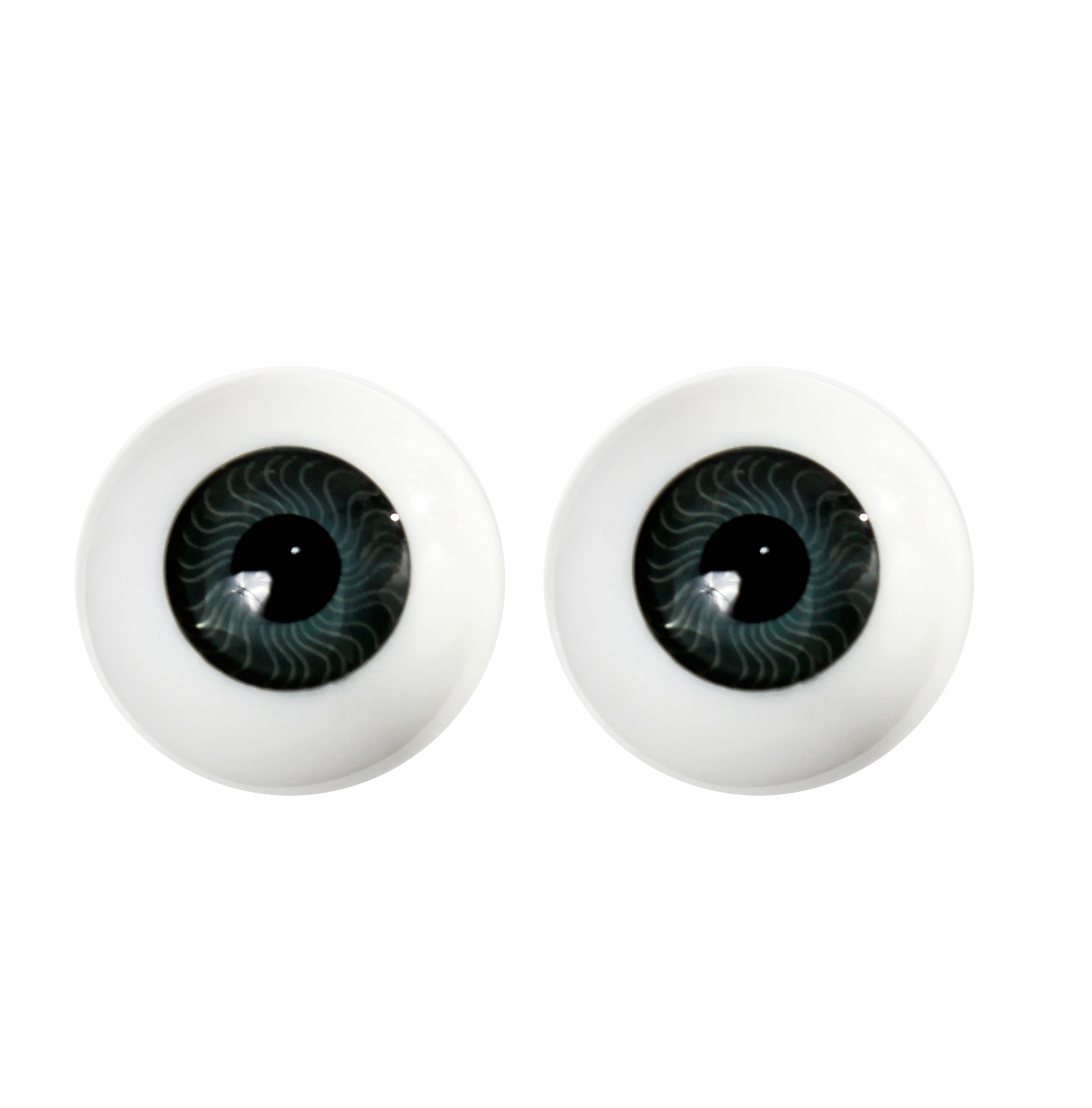 12mm Grey Acrylic Eyes for Stop Motion Animation.