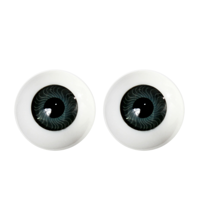 12mm Grey Acrylic Eyes for Stop Motion Animation.