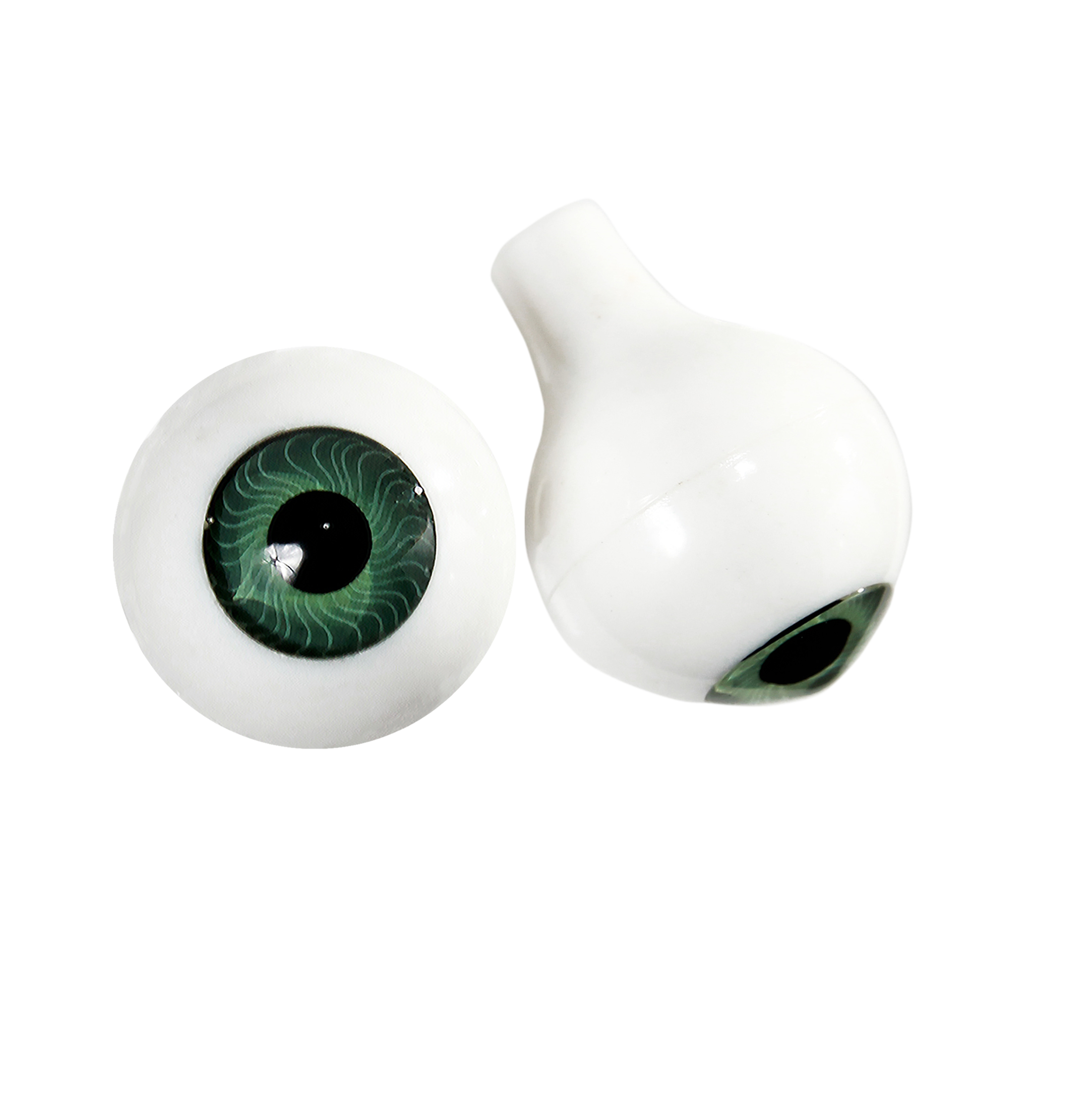Pair of 14mm Green Acrylic Eyes