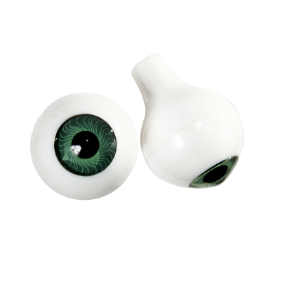 Pair of 14mm Green Acrylic Eyes