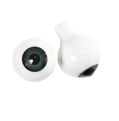 14mm Grey Acrylic Eyes Pair