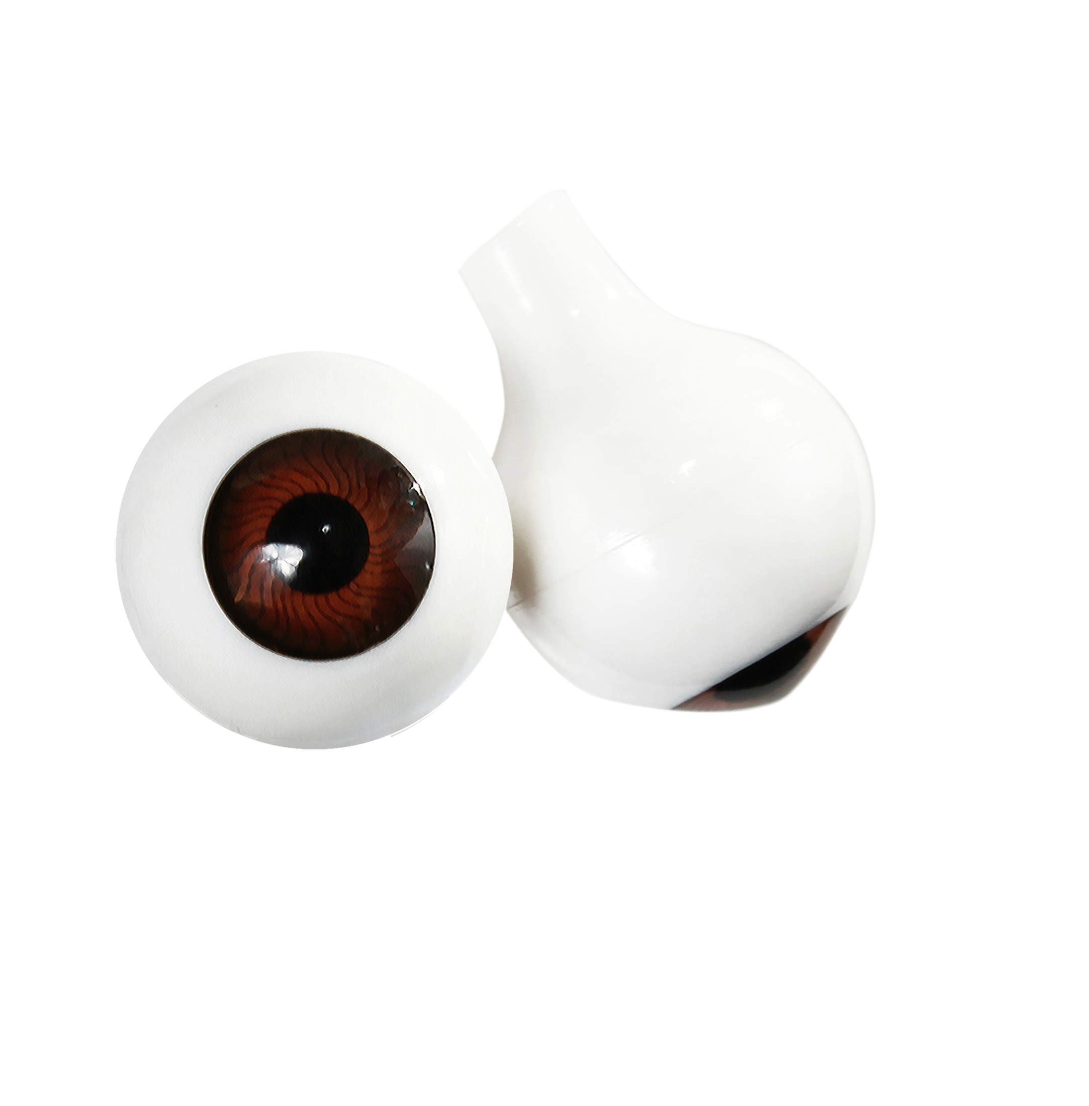 Pair of 14mm Brown Acrylic Eyes