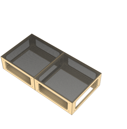 Two Professional Animation Stages can be bolted together to make a bigger stop motion set to animate on.