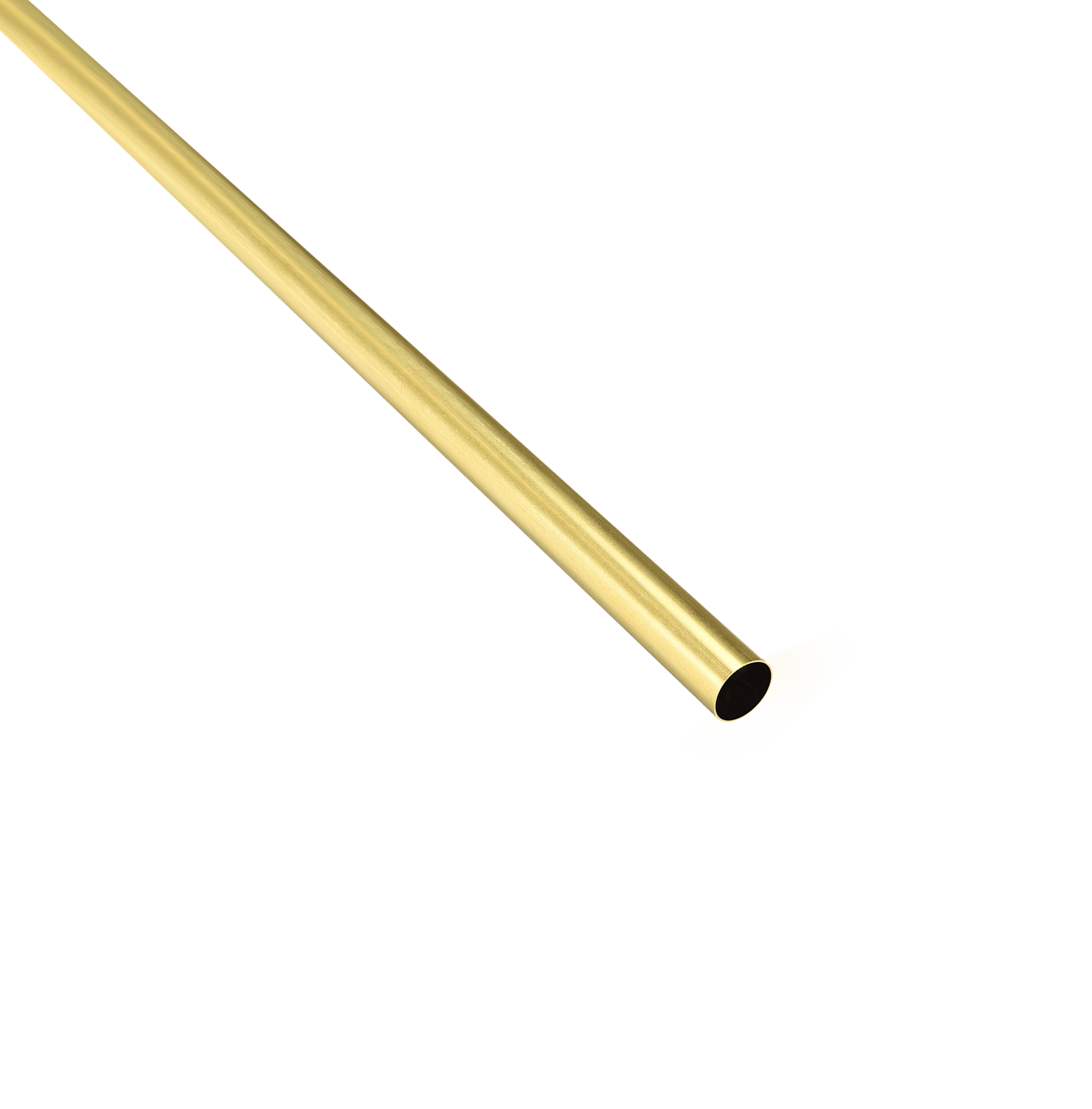 2.4mm Round Brass Tubing, made in the UK by Albion Alloys. Like K&S.