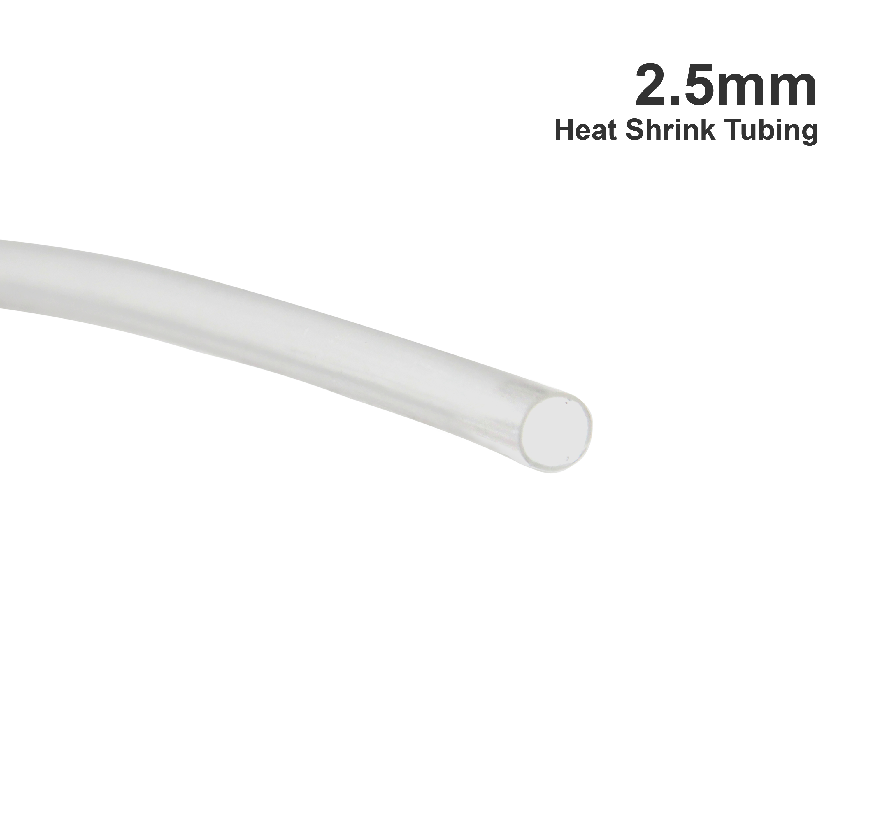 2.5mm heat shrink tubing for fine aluminium animation wire, perfect for protecting puppet fingers and small armature joints