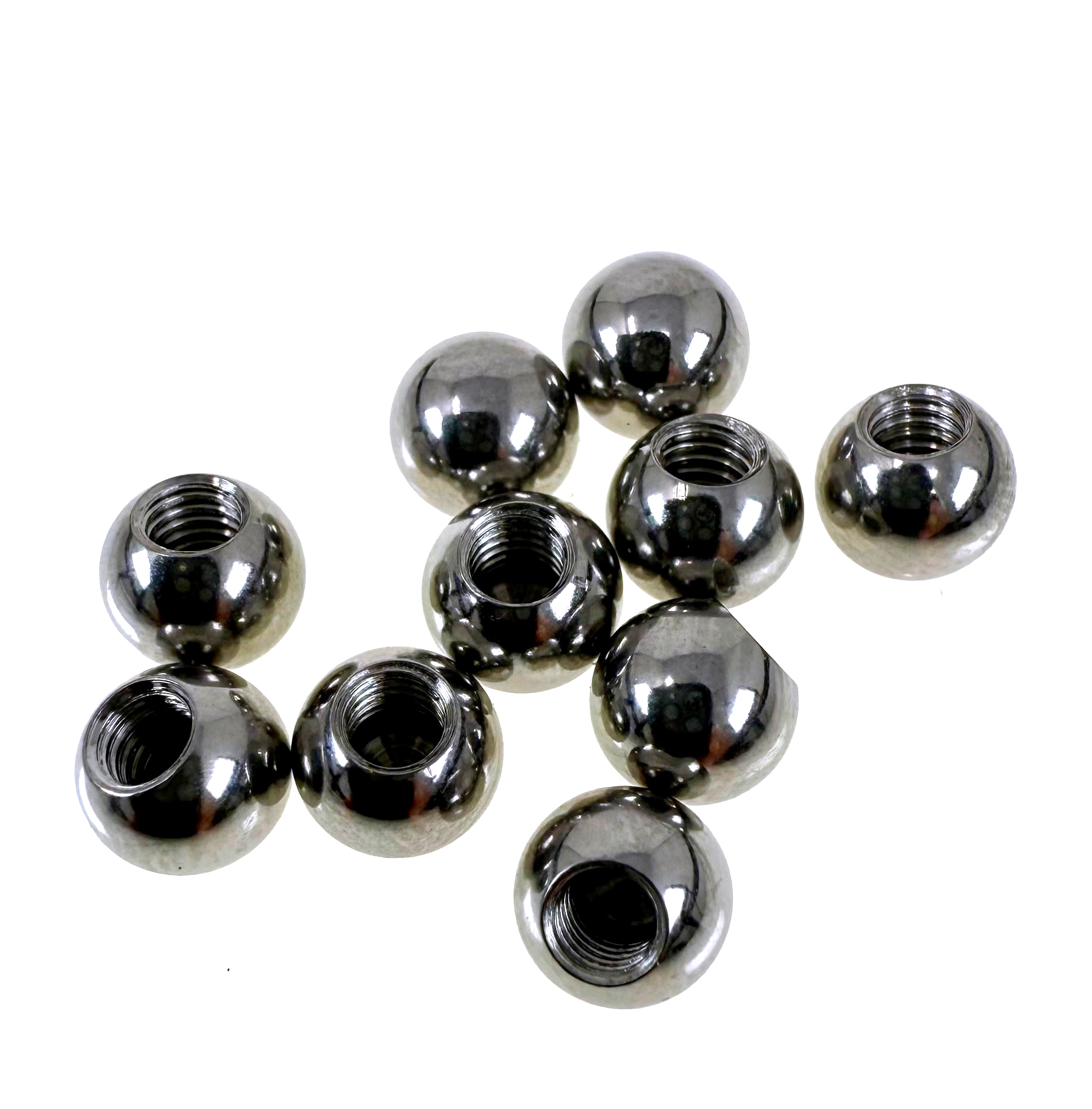 Pack of 10 6mm M3 threaded balls