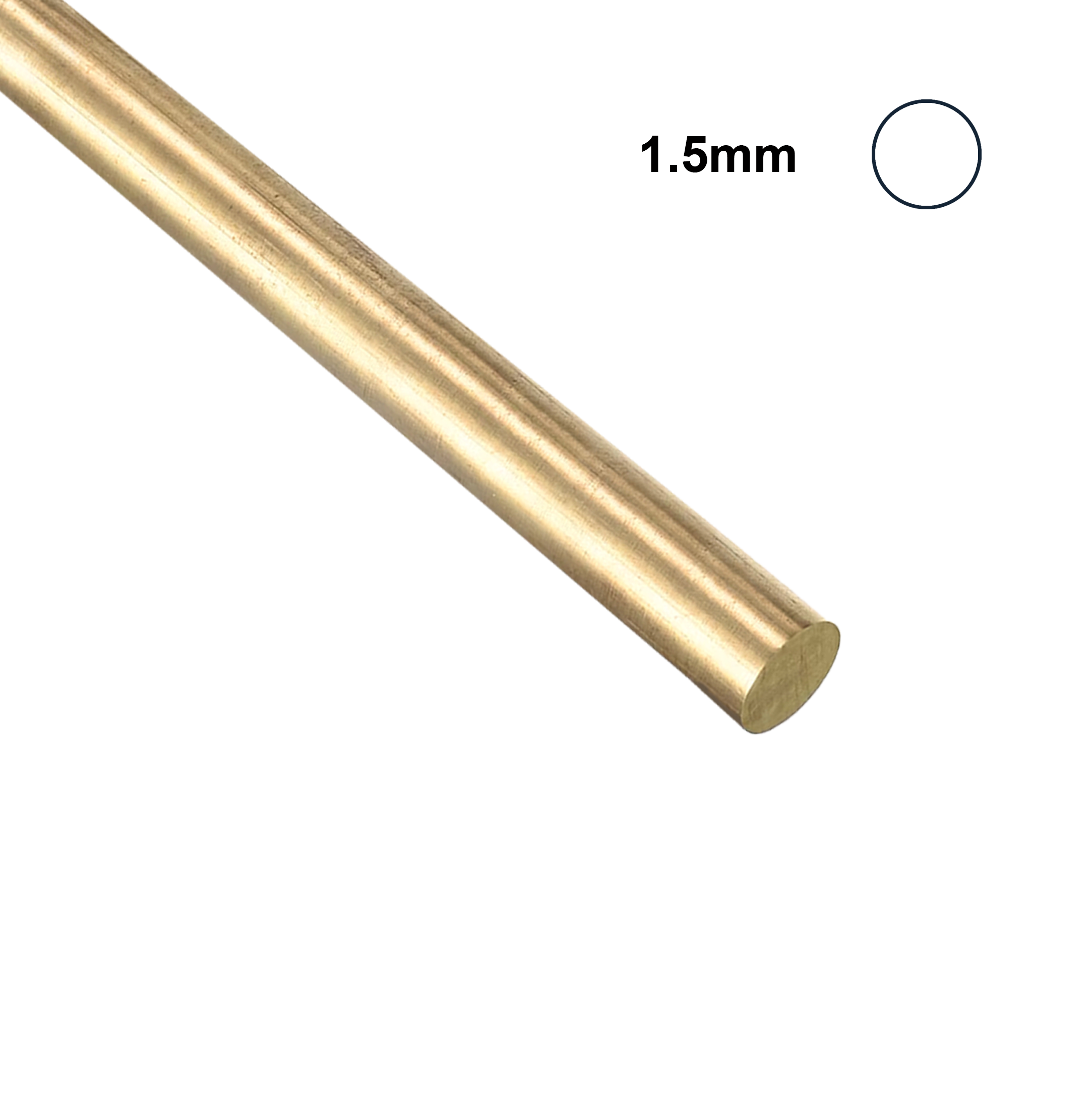 1.5mm Brass Rod