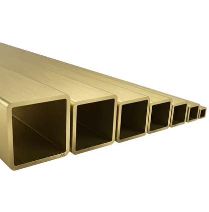 Square Brass Tubing available in a range of sizes 