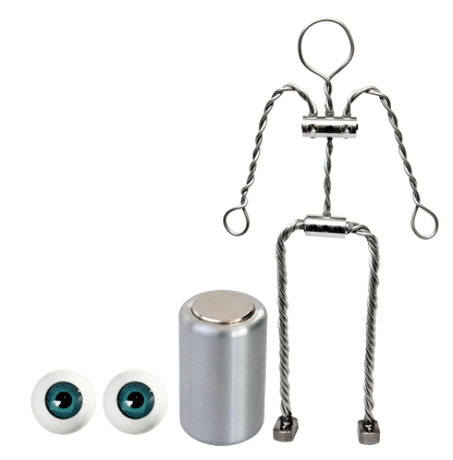 Animation Supplies Bundle Deal - Aluminium Armature Kit, Professional Tie-Down Magnet and Blue Acrylic Eyes.