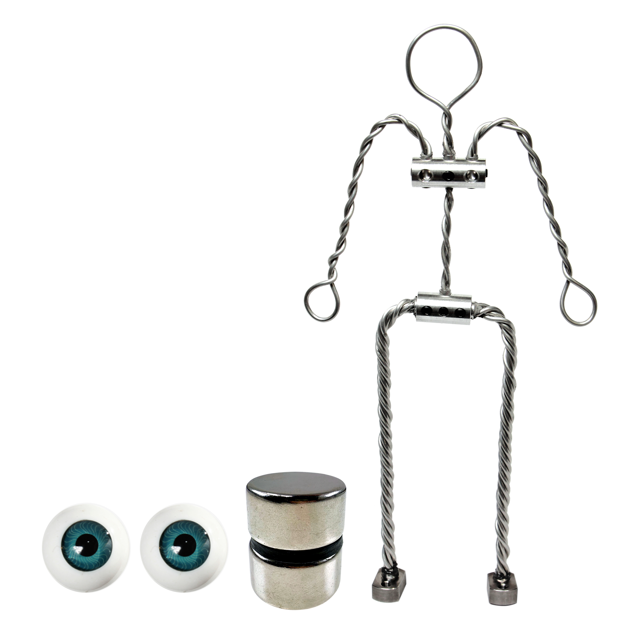 Animation Supplies Bundle Deal - Aluminium Armature Kit, Standard  Magnets and Blue Eyes.
