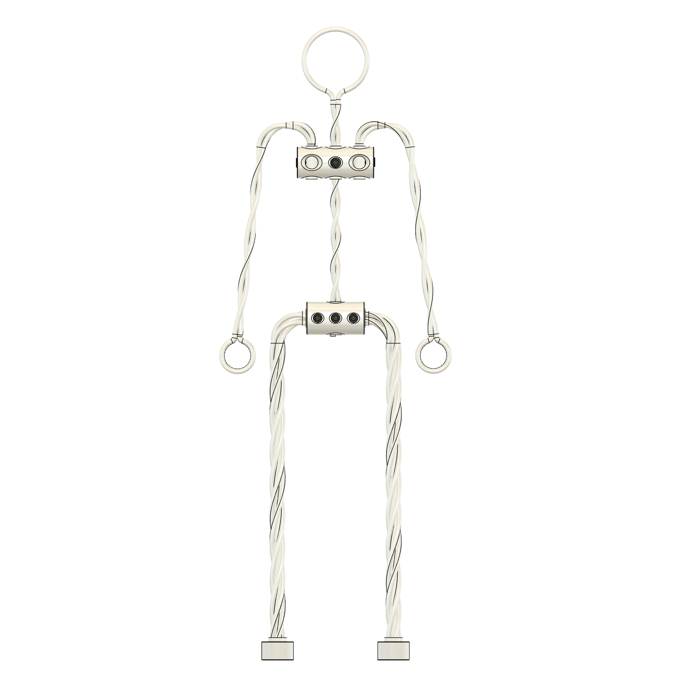 Drawing of the Animation Supplies Aluminium Armature Kit.