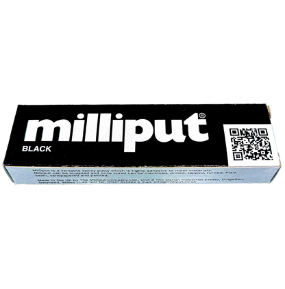 Box of Black Milliput 2 part epoxy putty.