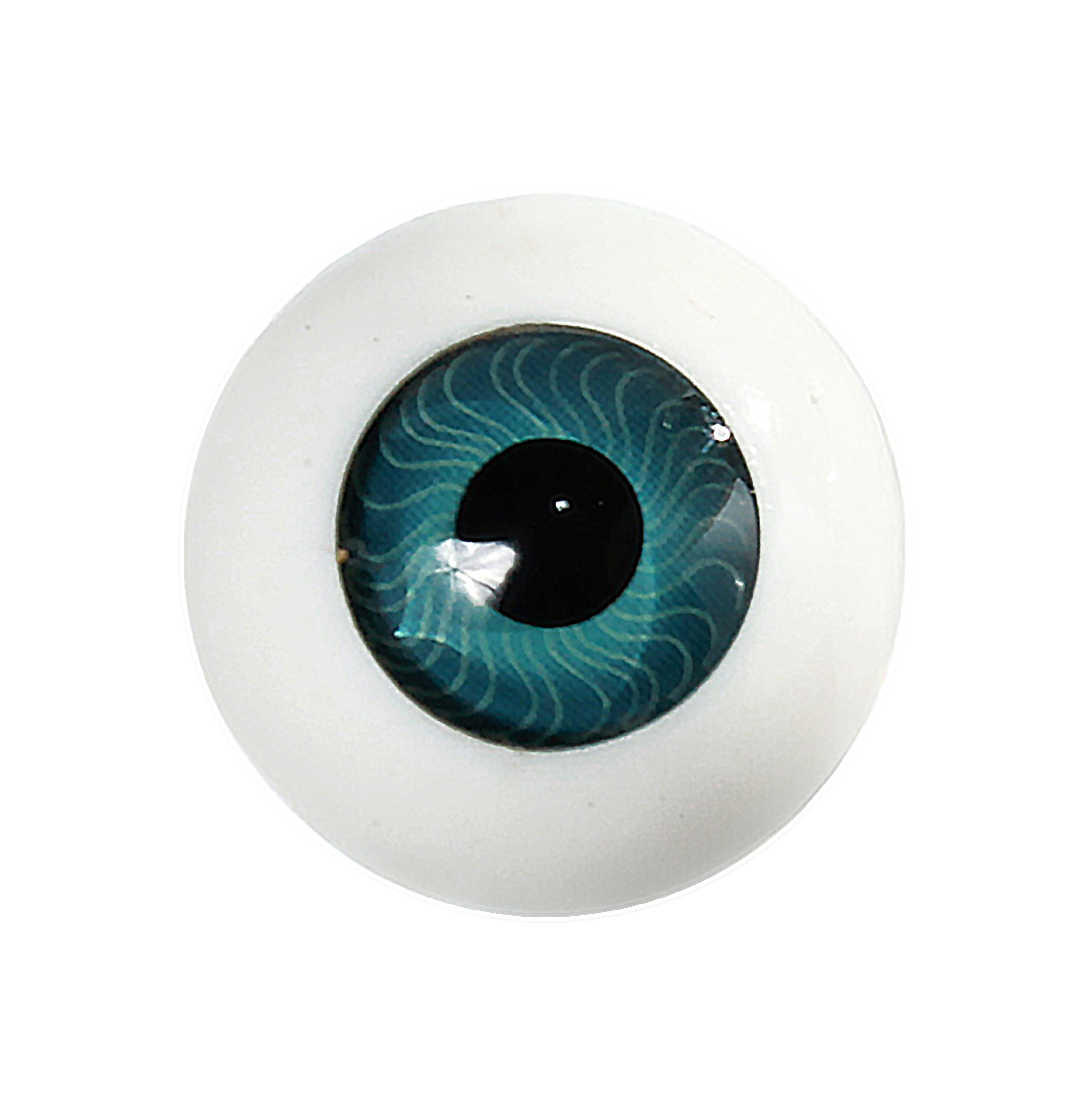 Blue Acrylic Eye Closeup