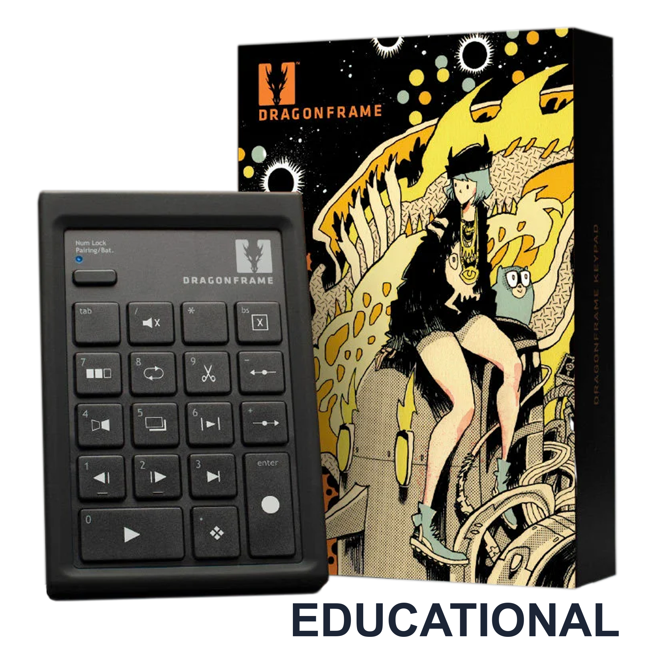 Dragonframe student with Bluetooth controller.