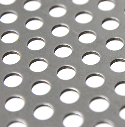 Stop Motion Animation Perforated Steel Sheet.
