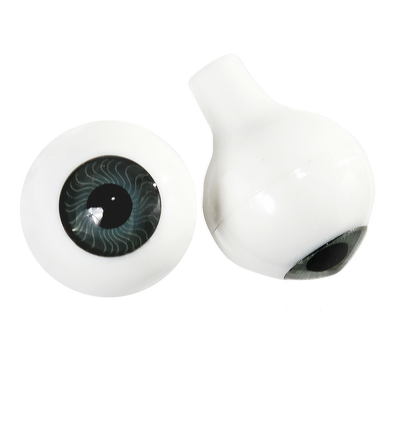 Pair of Grey Acrylic Eyes