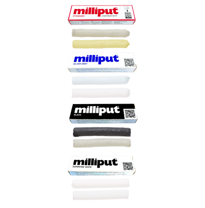 Milliput comes in two parts which are mixed together to activate.