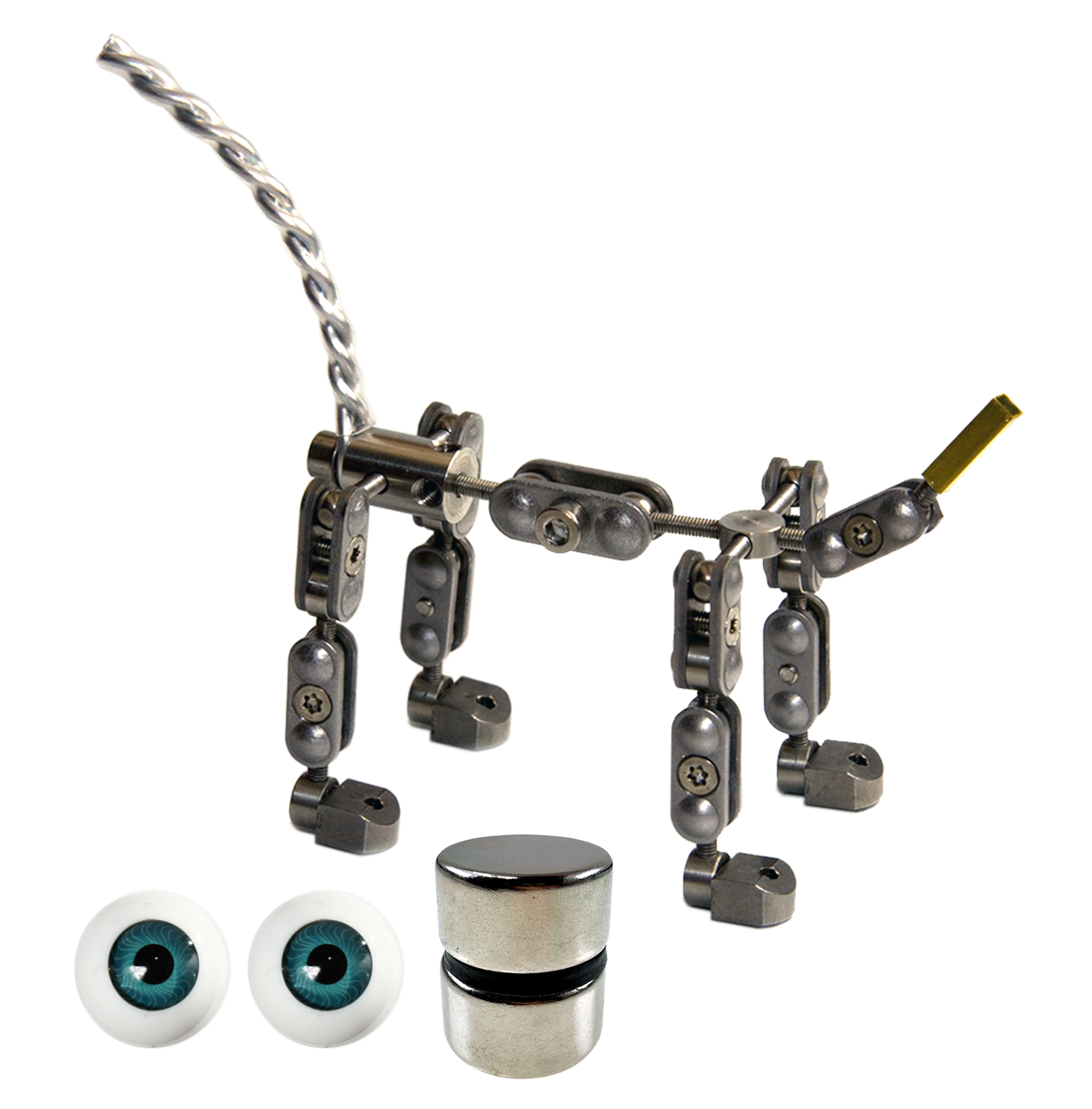 ProPlus Quadruped Armature, Standard Magnets & Eyes