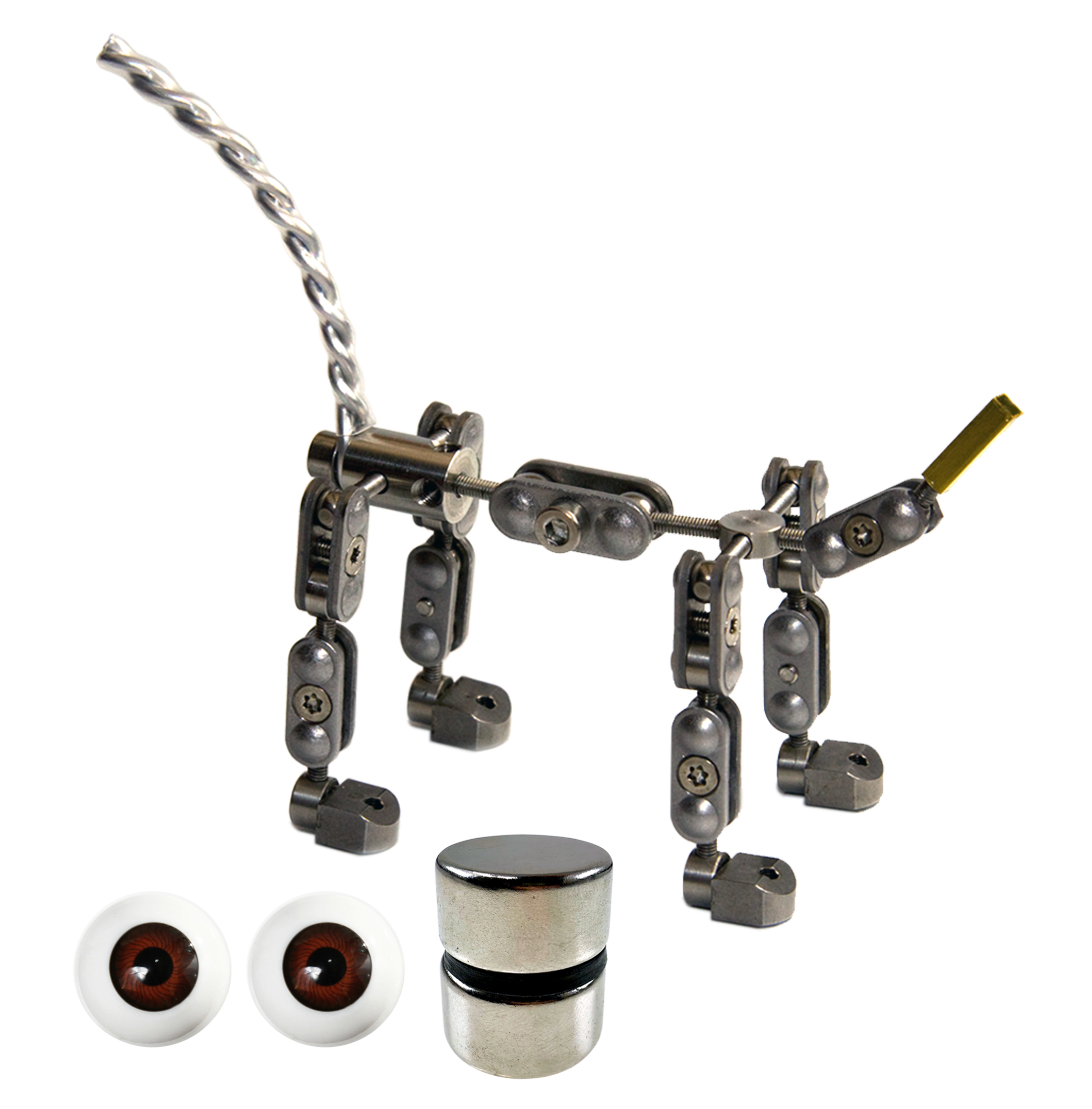 ProPlus Quadruped Armature, Standard Magnets & Eyes