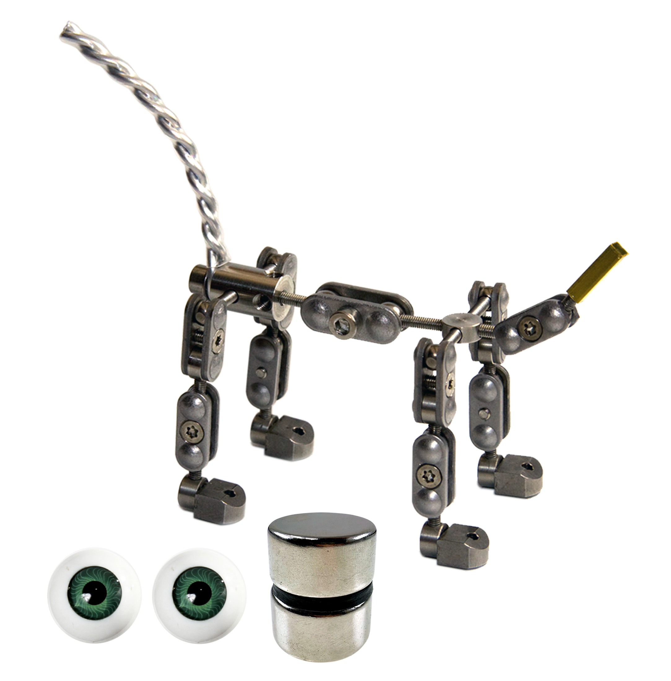 ProPlus Quadruped Armature, Standard Magnets & Eyes