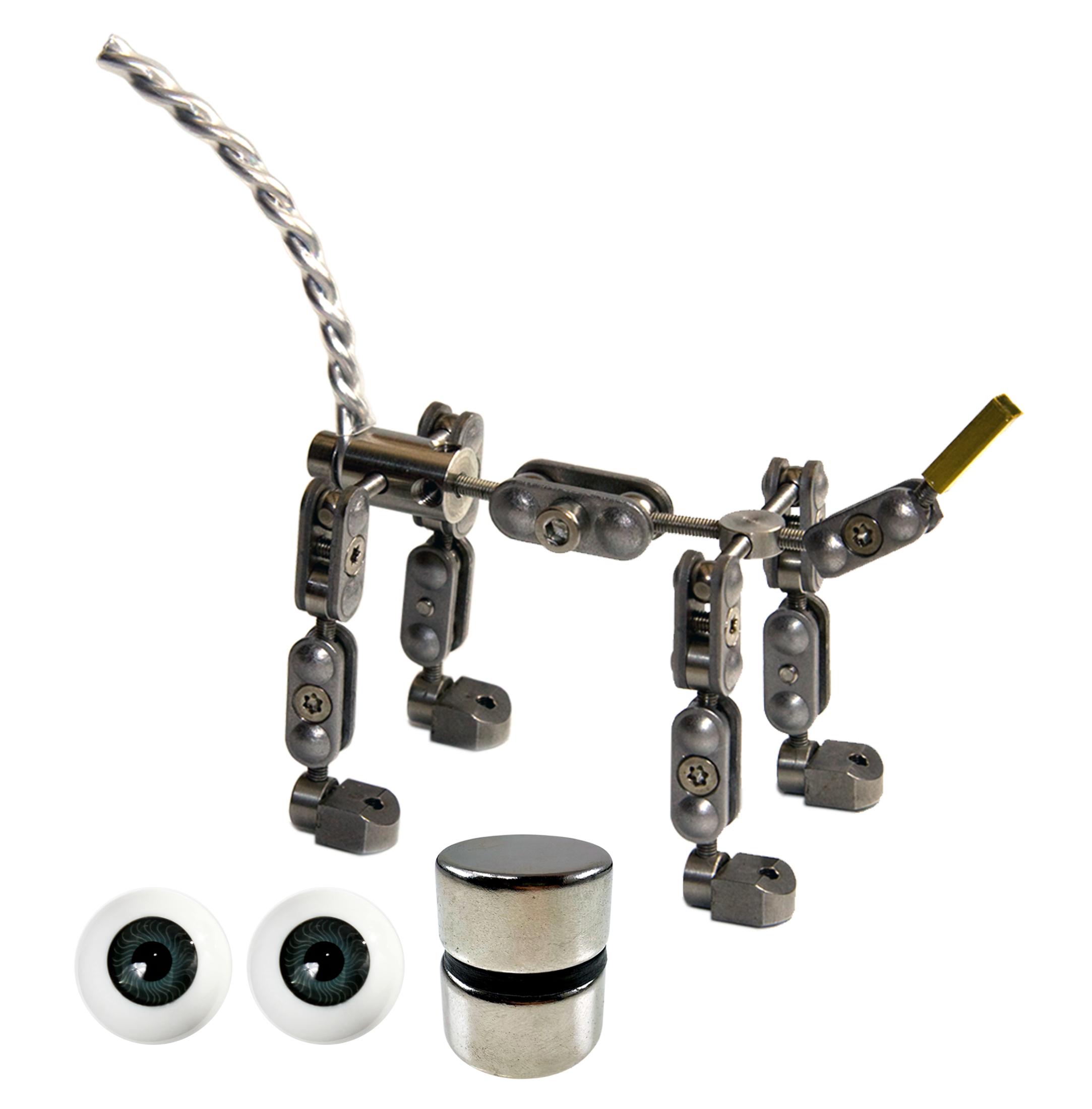 ProPlus Quadruped Armature, Standard Magnets & Eyes