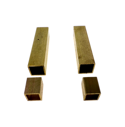 K&S Square Brass Tubes for wire armature hands 